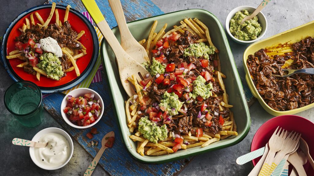 Killa nacho fries (Pulled beef nacho fries)
